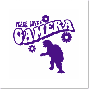 PEACE, LOVE & GAMERA - Tie dye Posters and Art